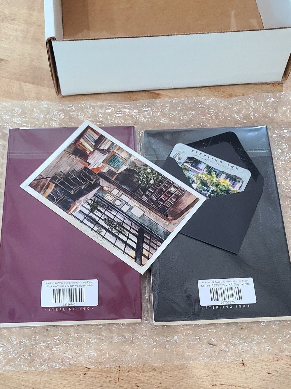 Lot Of Two Sterling Ink Grid Notebooks 272 Pages NWT